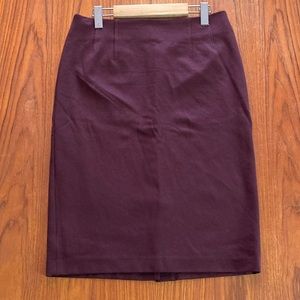 Talbots. Size 4 Burgundy Pencil Skirt